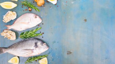 taze deniz balık hazırlık