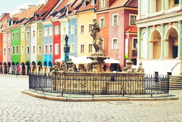 Renaissance houses , Poznan, Poland — Stock Photo, Image