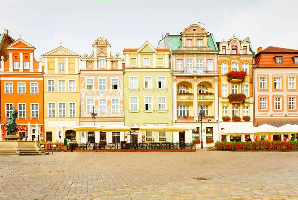 Case rinascimentali, Poznan, Polonia — Foto Stock