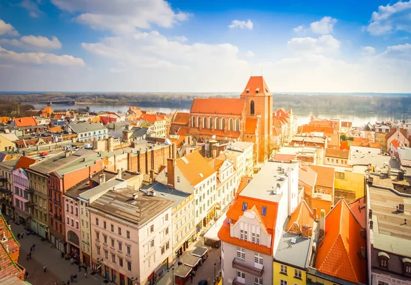 Oude stad van torun, Polen — Stockfoto