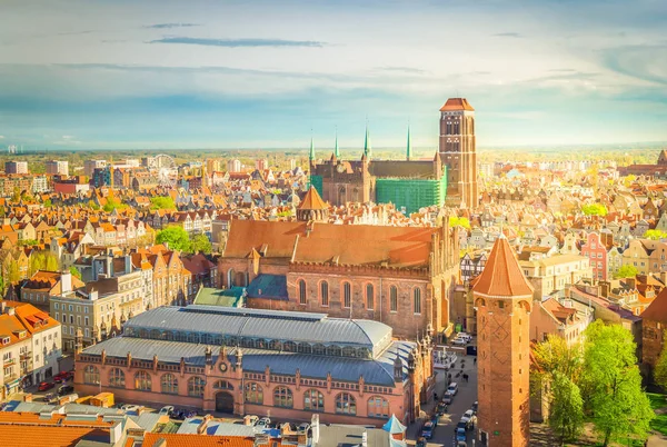 Stadsbeeld van gdansk, Polen — Stockfoto