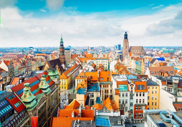 Roofs of Wroclaw — Stock Photo, Image