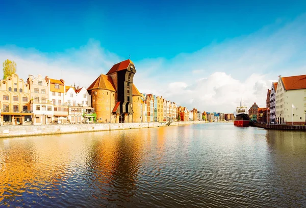 Vista de Gdansk, Polônia — Fotografia de Stock