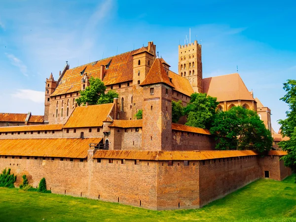 Medieval castle in Malbork — Stock Photo, Image