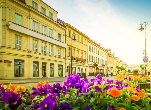 Vecchio centro di Varsavia, Polonia — Foto Stock