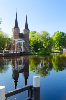 Oosrpoort kapısı Delft, Hollanda