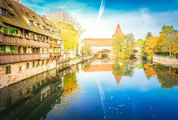 Casco antiguo de Nuremberg, Alemania — Foto de Stock