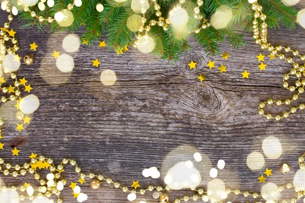 光ビームのクリスマス フレーム — ストック写真