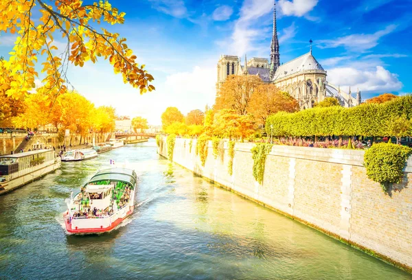 Katedrála Notre Dame, Paříž Francie — Stock fotografie