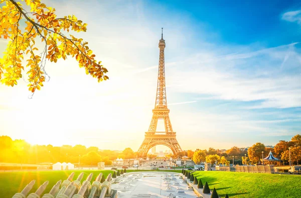 Eiffel tour e da Trocadero, Parigi — Foto Stock