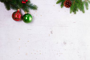 Yeşil ve kırmızı Noel