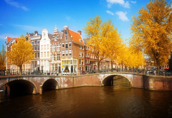 Ponti di anello del canale, Amsterdam — Foto Stock