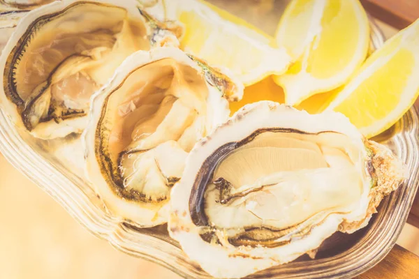 Raw oysters shells — Stock Photo, Image