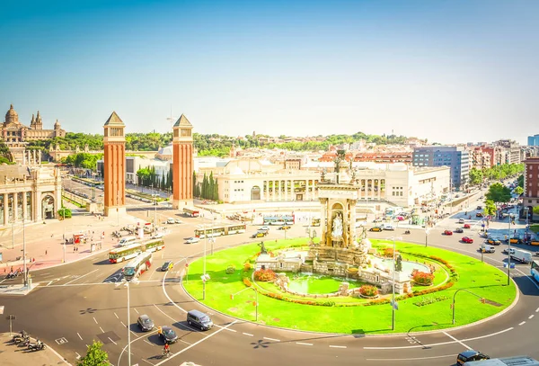 Square of Spain, Barcelona — Stock Photo, Image