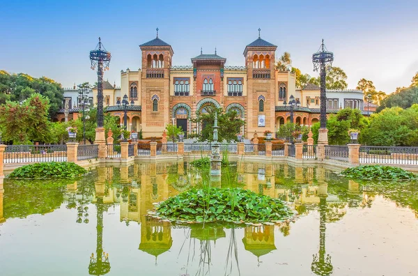 Mudejar pavilion, Sevilla, Endülüs, İspanya — Stok fotoğraf