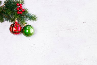 Yeşil ve kırmızı Noel