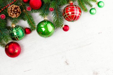 Yeşil ve kırmızı Noel