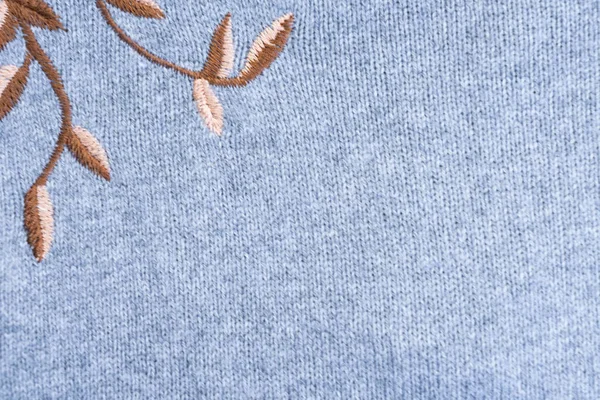 背景の灰色のセーター — ストック写真