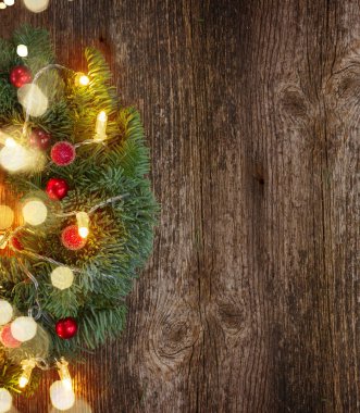 Işıklı Noel çelenk