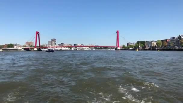 Panorama, Rotterdam, Nizozemí — Stock video