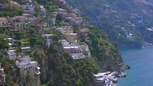 Positano resort, Włochy — Wideo stockowe