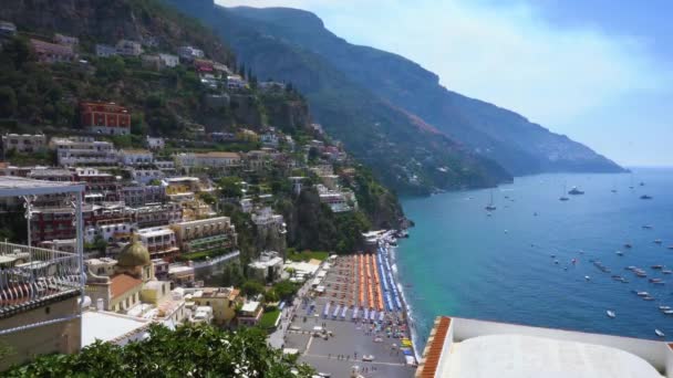 Positano resort, Włochy — Wideo stockowe