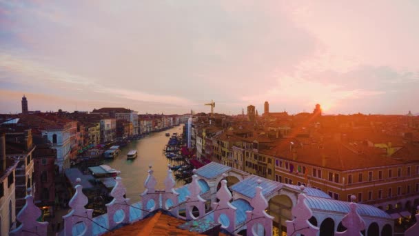 Grand Canal, Venetië, Italië — Stockvideo