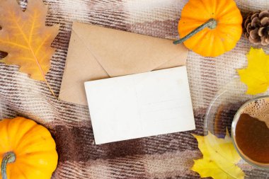 Sonbahar arkaplanından çıkar