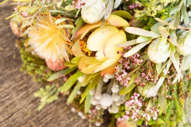 Kurutulmuş Güz çiçekleri