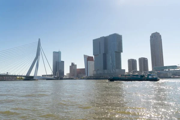 Panorama, Rotterdam, Nizozemí — Stock fotografie