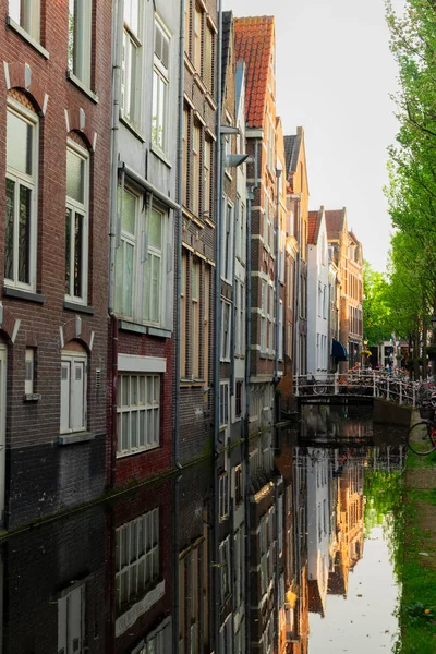 Stare Miasto Delft w Holandii — Zdjęcie stockowe