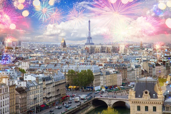 Skyline van Parijs, Frankrijk — Stockfoto