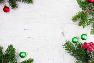 Yeşil ve kırmızı Noel
