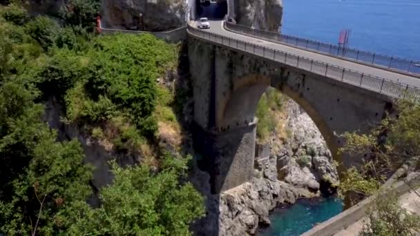 Väg till Amalfikusten, Italien — Stockvideo