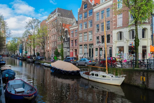 Huizen van Amstardam, Nederland — Stockfoto