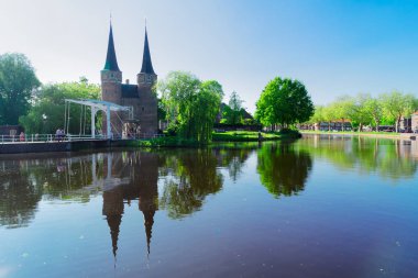 Oosrpoort kapısı Delft, Hollanda
