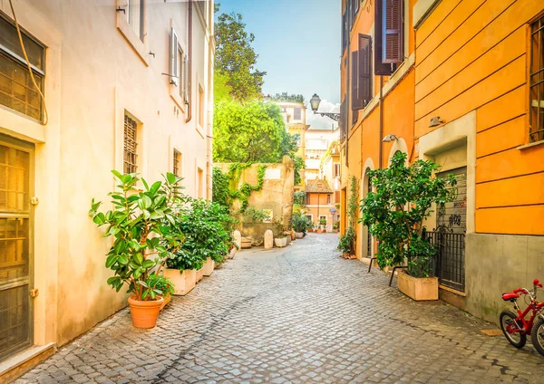 Rue à Trastevere, Rome, Italie — Photo