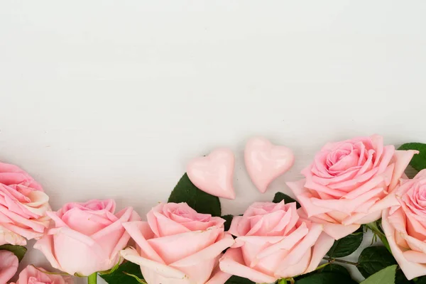Świeże kwiaty róż — Zdjęcie stockowe