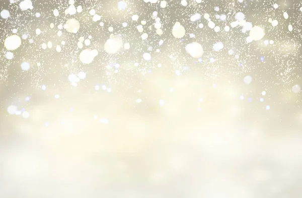 Weihnachtsbeleuchtung defokussiert Hintergrund — Stockfoto