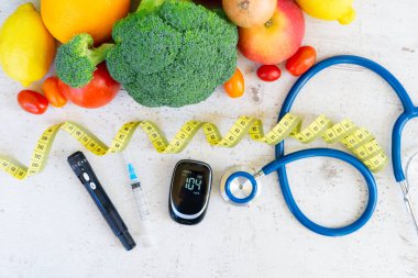 Diabetes healthy diet clipart
