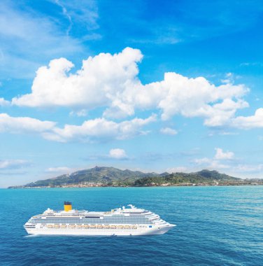 Zakinthos adasının güzel manzarası