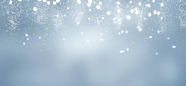 Weihnachtsbeleuchtung defokussiert Hintergrund — Stockfoto