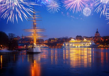 manzarası, Stockholm, İsveç