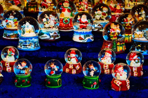Детали киоска Рождественского рынка — стоковое фото