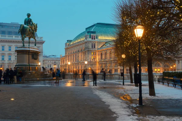 Зима в Вене — стоковое фото