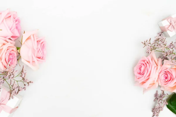 Taze gül çiçekleri — Stok fotoğraf