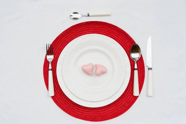 Valentines Day Dinner — Stock Photo, Image