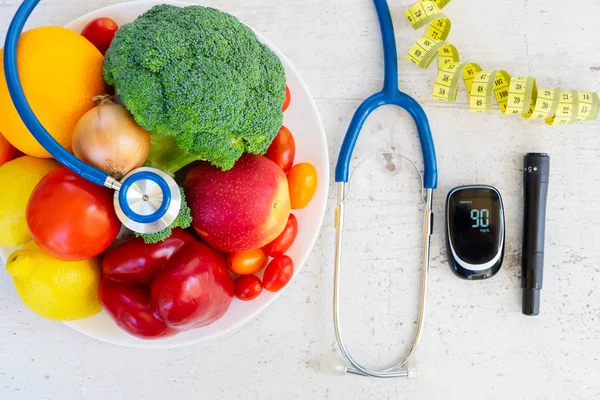 Diabetes gezond dieet — Stockfoto