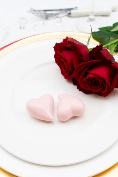 Valentinstag-Dinner — Stockfoto