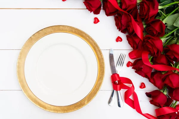 Sevgililer günü akşam yemeği — Stok fotoğraf